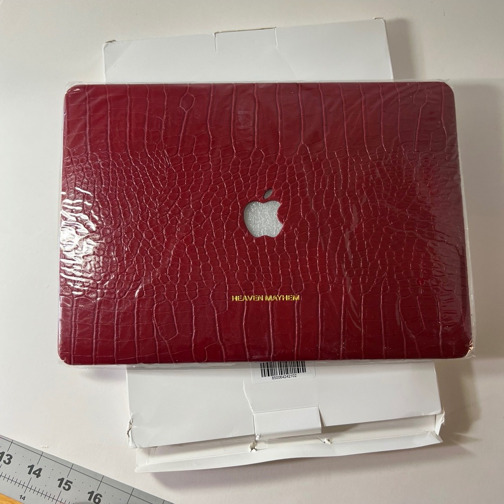 Heaven Mayhem The Laptop Case Cherry Case 13 Pro New Vegan Leather